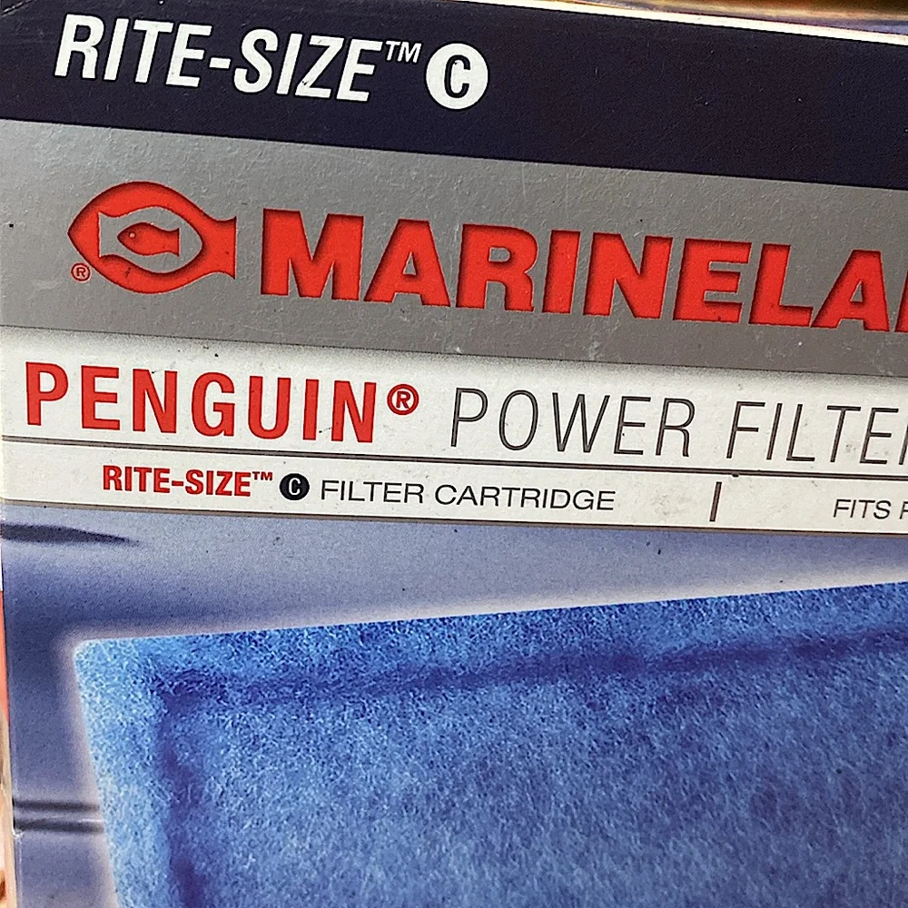 NEW MARINELAND PENGUIN POWER FILTER 6 COUNT RITE SIZE C FOR FISH TANK